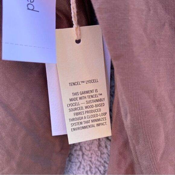 NEW Wilfred Toulouse Caramelized Walnut Noix De Grenoble Thong Bodysuit Sz S - Picture 9 of 11